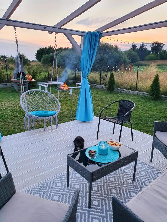 Diamenty Baltyku Domki Wakacyjne Balia Z Jacuzzi Mielenko Exterior foto