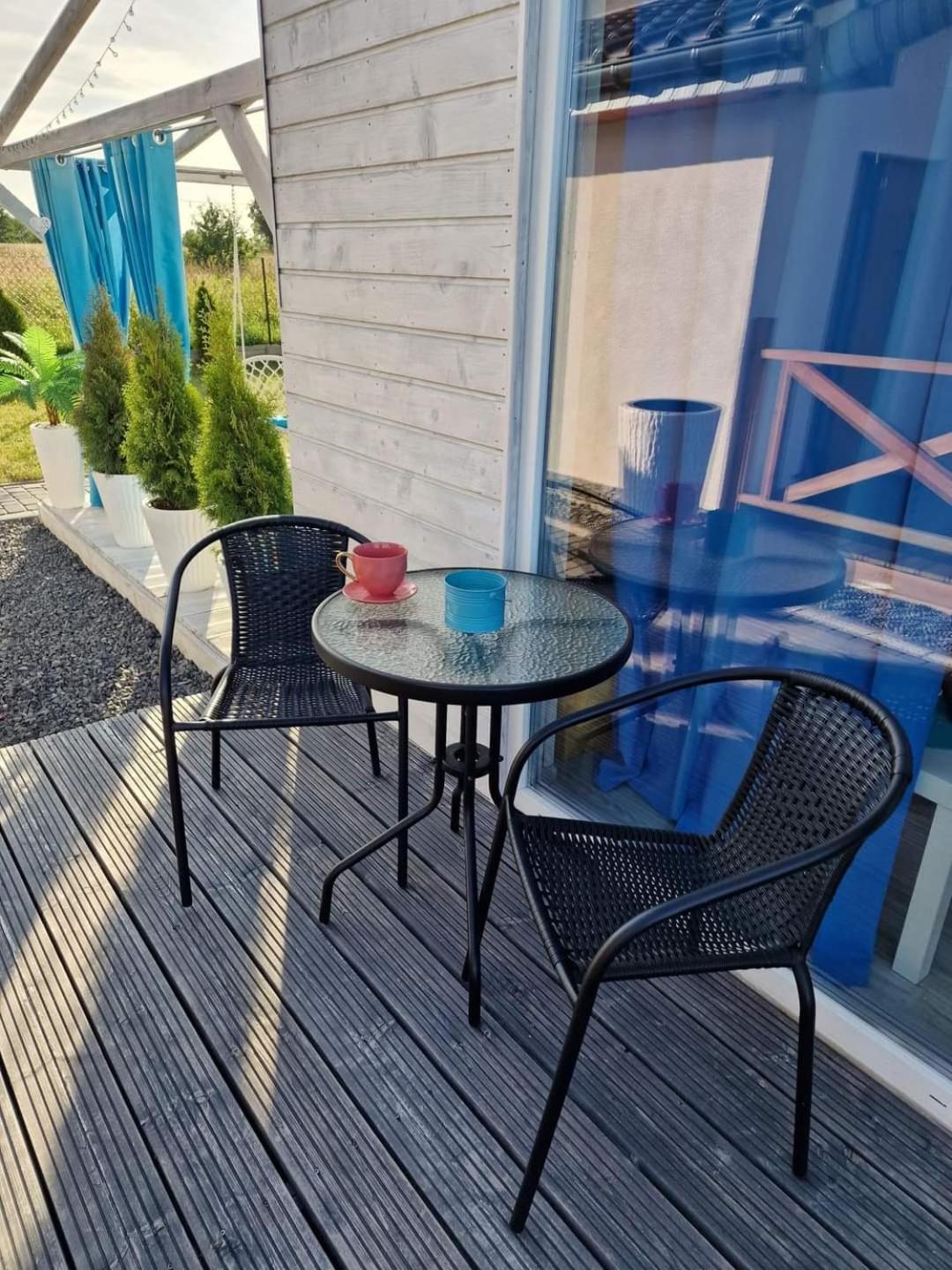 Diamenty Baltyku Domki Wakacyjne Balia Z Jacuzzi Mielenko Exterior foto